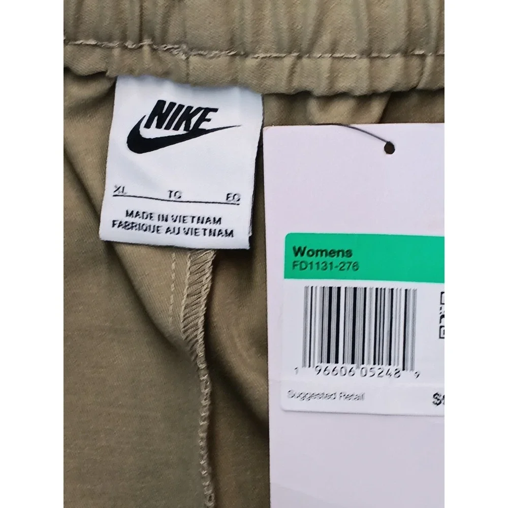 Nike Womens Dri-Fit Jogger Pants Olive Green Elastic Waist Size XL‎ NWT